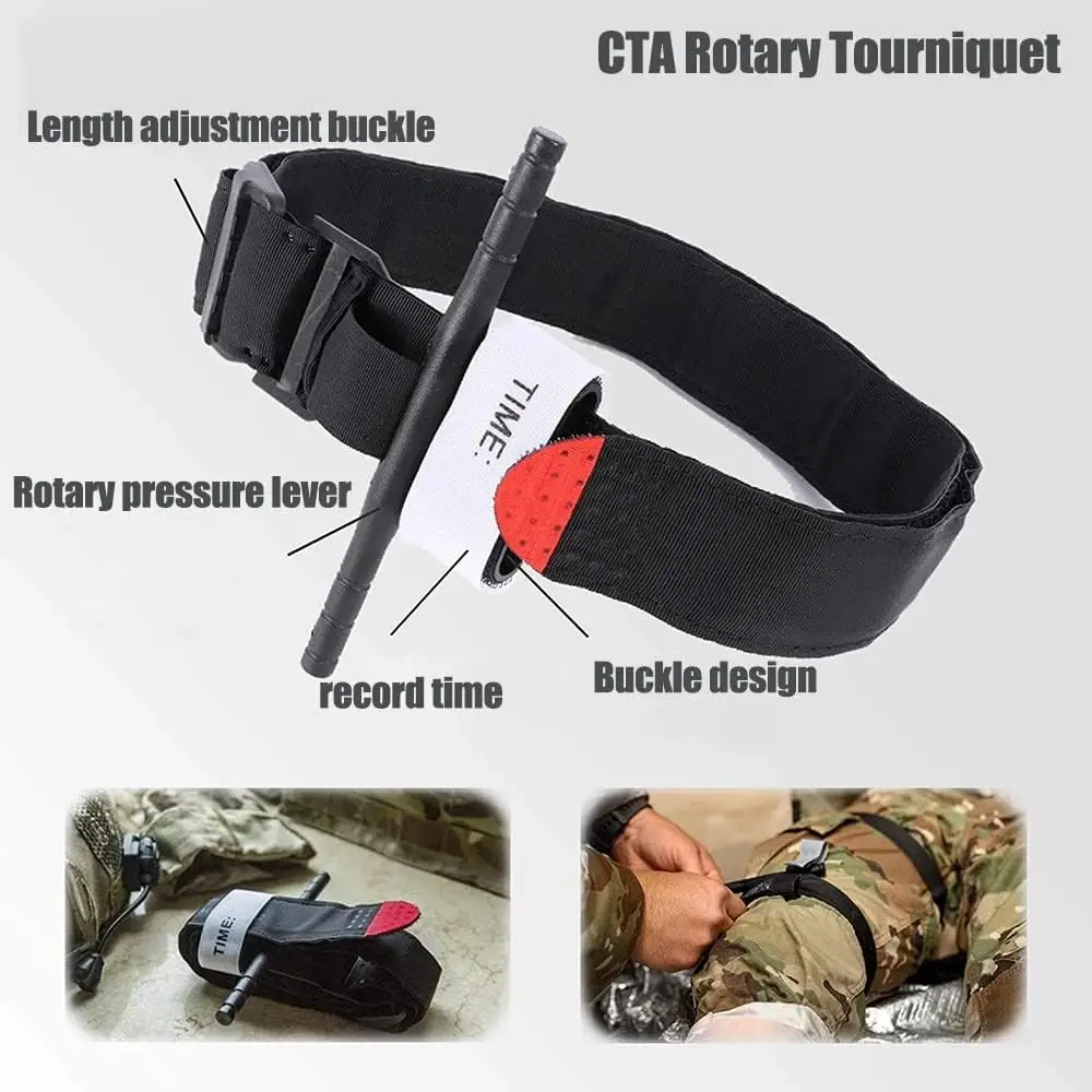 70pcs IFAK First Aid Kit with Tourniquet, EMT IFAK Medical Kit, Emergency Survival Backpack, Camping Gear Supplies