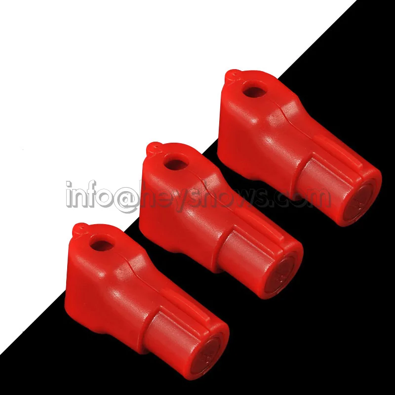 100 pcs Black White Red EAS Security Display Hook Stop Lock Catch Anti-Theft Lock For Shop Supermark