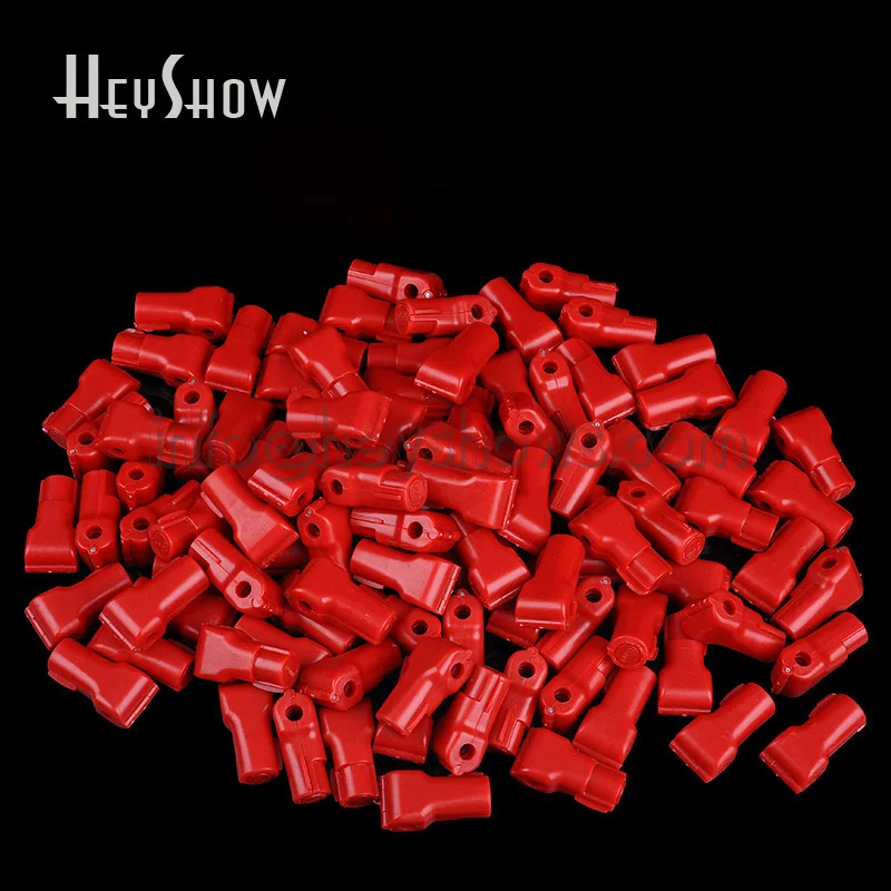 100 pcs Black White Red EAS Security Display Hook Stop Lock Catch Anti-Theft Lock For Shop Supermark