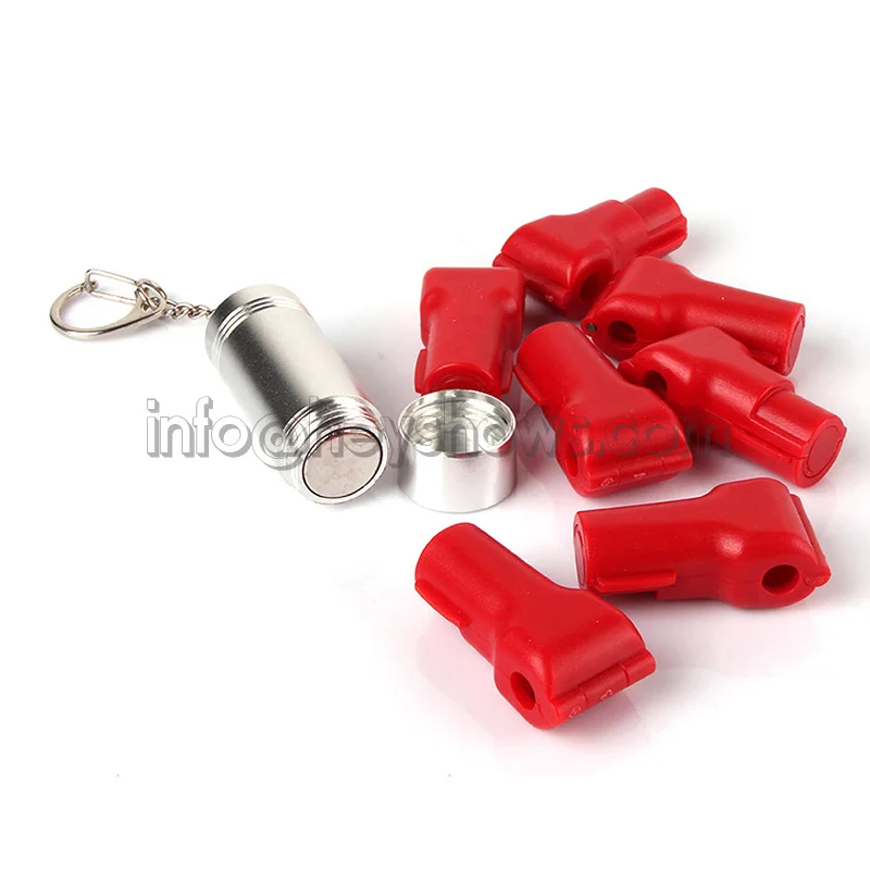 100 pcs Black White Red EAS Security Display Hook Stop Lock Catch Anti-Theft Lock For Shop Supermark