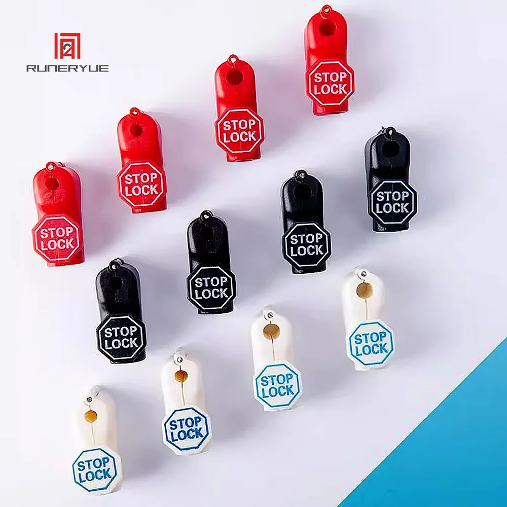100 Pcs White 6mm EAS Security Tag Stop Lock Hooks Anti-Theft Display Hook Stoplock for Retail Inventory Protection