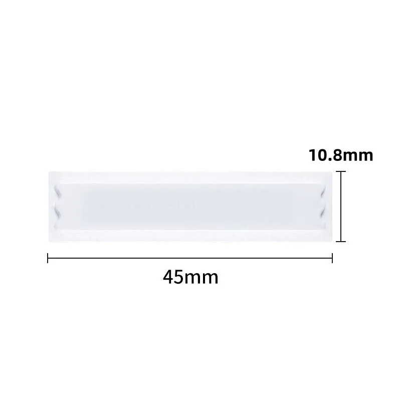 1080 Pieces EAS Security Alarm System 58KHz Sticker AM Remove Security Sensor Tags Anti-Theft Soft White Label