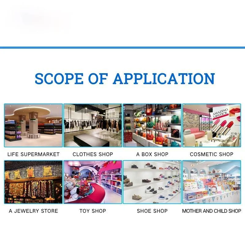 High quality EAS anti-theft system with soft tag and deactivater and  frequency tester (1 master and 2 slaves)