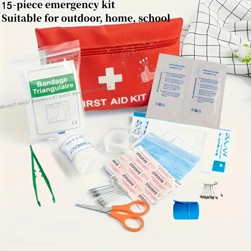 First Aid Kit - 188 pcs - for car, home, travel, camping, office or sport, fully stocked with emergency and survival essentials First Aid Kit - 188 pcs - for car, home, travel, camping, office or sport, fully stocked with emergency and survival essentials