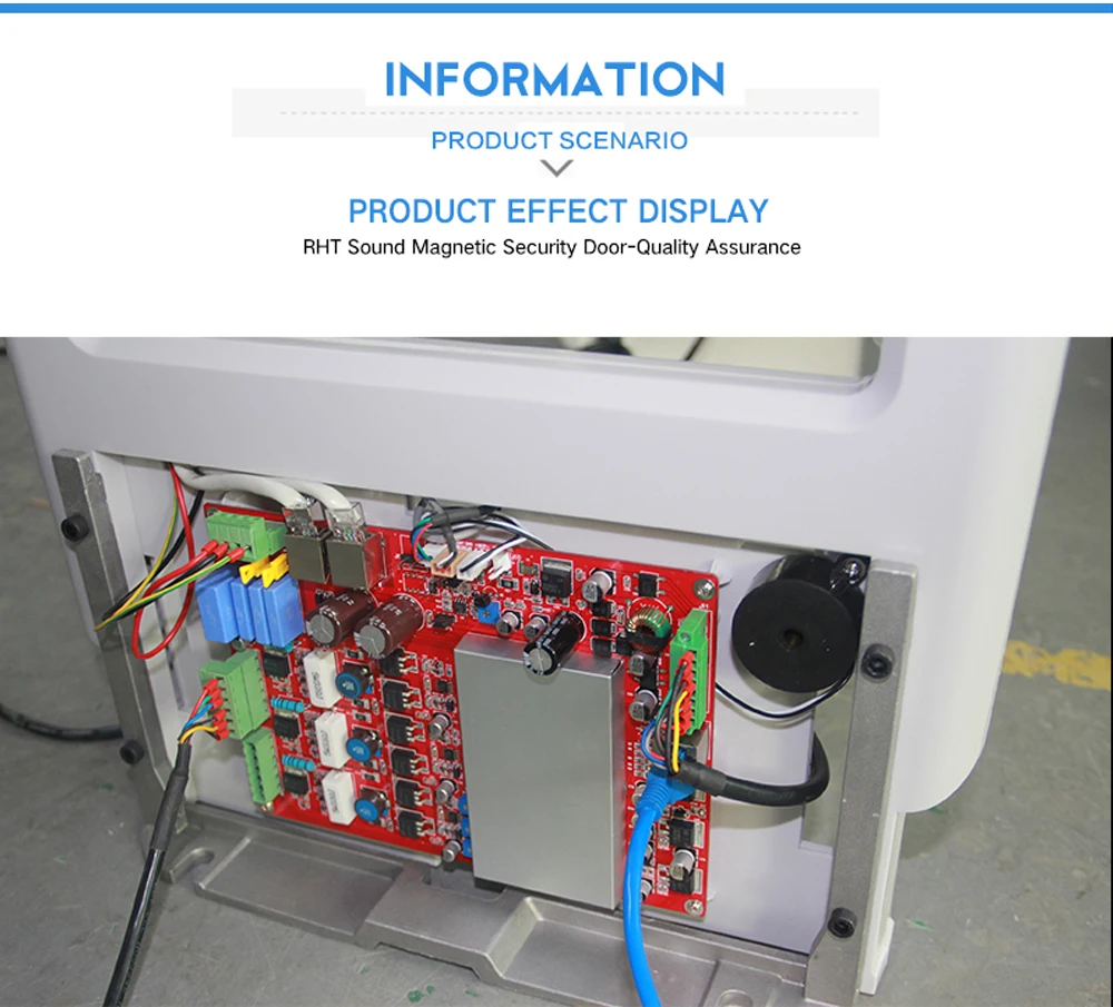 Full KIT EAS 58KHZ AM Retail Security Anti-theft Antenna Gate System Anti-shoplifting Device with Deactivator for Clothing Shop