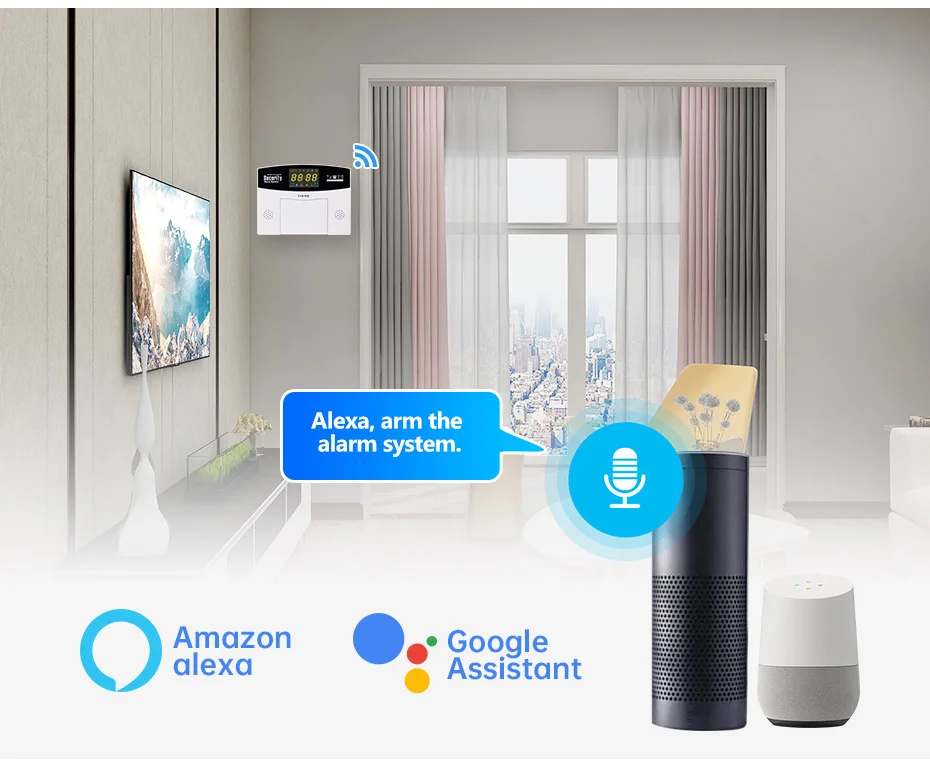 Fuers W214 4G WIFI Tuya Smart Alarm System Wireless Burglar GSM Smart Home Security Alarm Control LCD Display Fuers W214 4G WIFI Tuya Smart Alarm System Wireless Burglar GSM Smart Home Security Alarm Control LCD Display