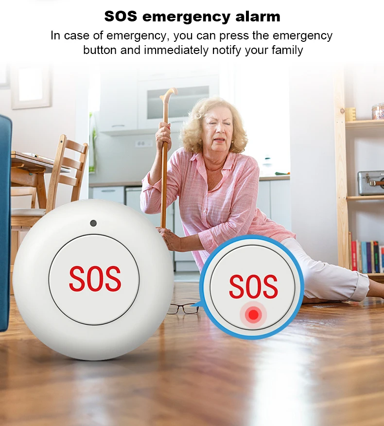 YAOSHENG Security-Protection TUYA Smart Home Alarm System 2G 433MHz WiFi GSM Wireless House App Control Sets PG105