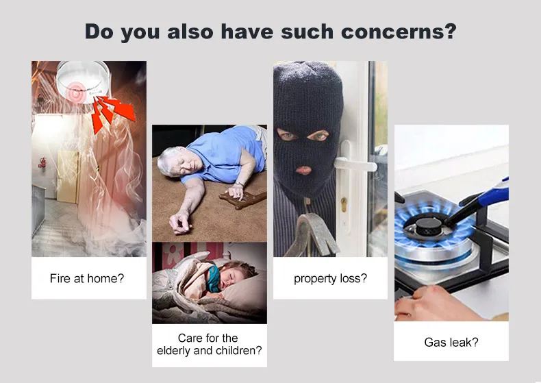 YAOSHENG Security-Protection TUYA Smart Home Alarm System 2G 433MHz WiFi GSM Wireless House App Control Sets PG105