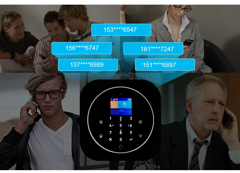 KERUI G12 2G Wifi Wireless Home Alarm System DIY GSM Alarm System for Home Security with Siren, Remote, Motion, Door Sensor