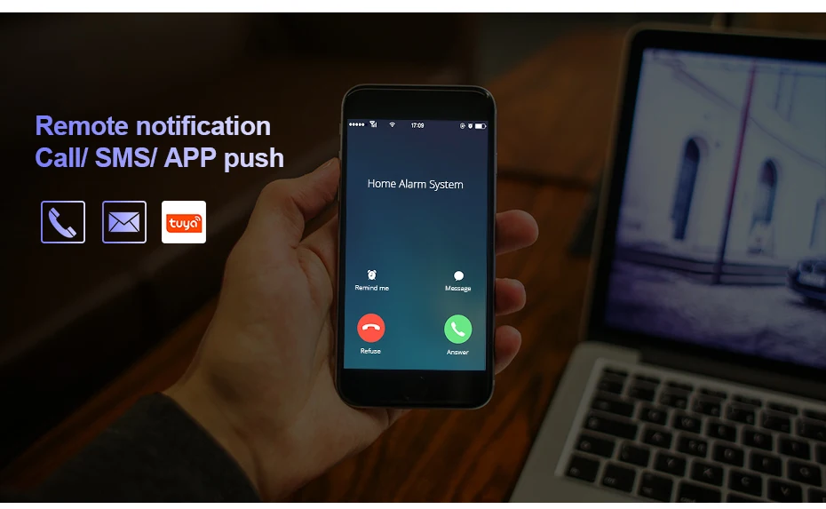 KERUI G12 2G Wifi Wireless Home Alarm System DIY GSM Alarm System for Home Security with Siren, Remote, Motion, Door Sensor