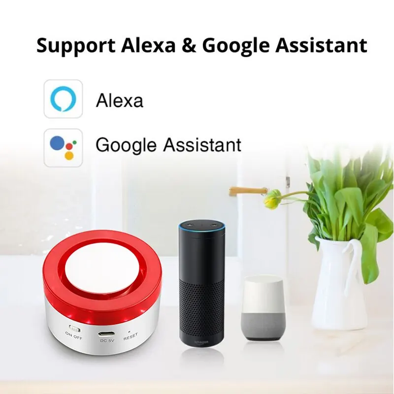 Tuya Smart WIFI Wireless Security Alarm System Alarm Kit Home Burglar Motion Door Sensor Compatible Google Home Alexa Tuya Smart WIFI Wireless Security Alarm System Alarm Kit Home Burglar Motion Door Sensor Compatible Google Home Alexa