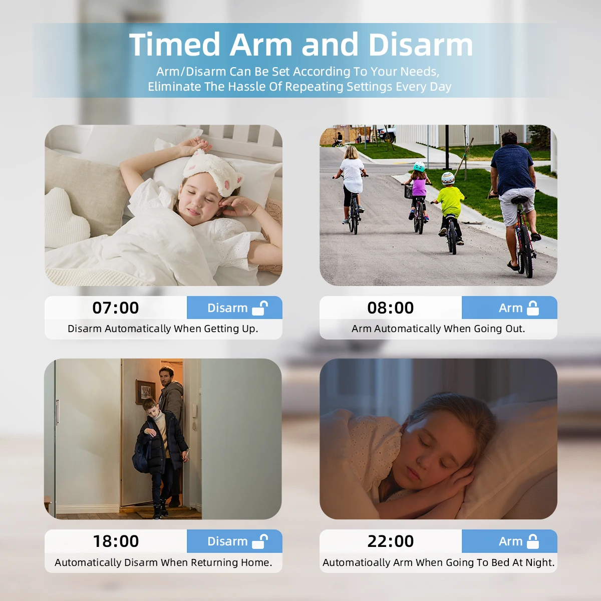 PGST PG109 Smart Tuya Alarm System 4.3 inch Screen WIFI GSM Burglar Home Security With Temperature and Humidity Function