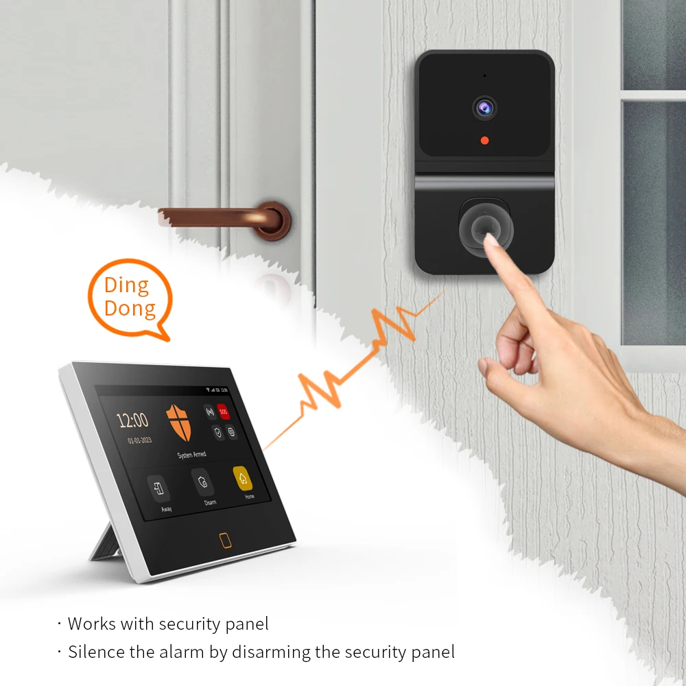 Staniot 4G Home Security Alarm System WiFi Wireless Burglar 30 Kit Tuya Smart Life App Control Support Anti-fingerprint