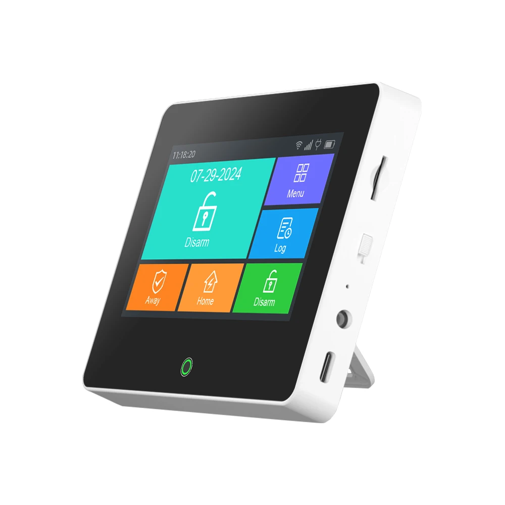 Tuya WiFi GSM Home Security Protection Smart Alarm System TFT Screen Burglar Kit Tuya APP Remote Control Arm And Disarm Tuya WiFi GSM Home Security Protection Smart Alarm System TFT Screen Burglar Kit Tuya APP Remote Control Arm And Disarm