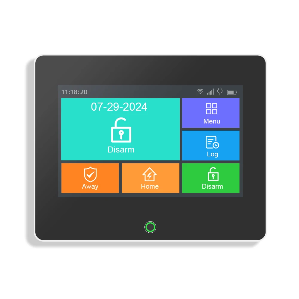 Tuya WiFi GSM Home Security Protection Smart Alarm System TFT Screen Burglar Kit Tuya APP Remote Control Arm And Disarm Tuya WiFi GSM Home Security Protection Smart Alarm System TFT Screen Burglar Kit Tuya APP Remote Control Arm And Disarm