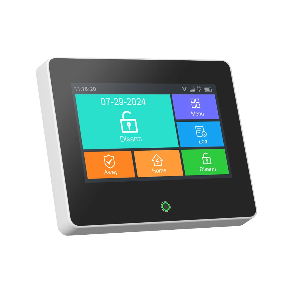 Tuya WiFi GSM Home Security Protection Smart Alarm System TFT Screen Burglar Kit Tuya APP Remote Control Arm And Disarm Tuya WiFi GSM Home Security Protection Smart Alarm System TFT Screen Burglar Kit Tuya APP Remote Control Arm And Disarm