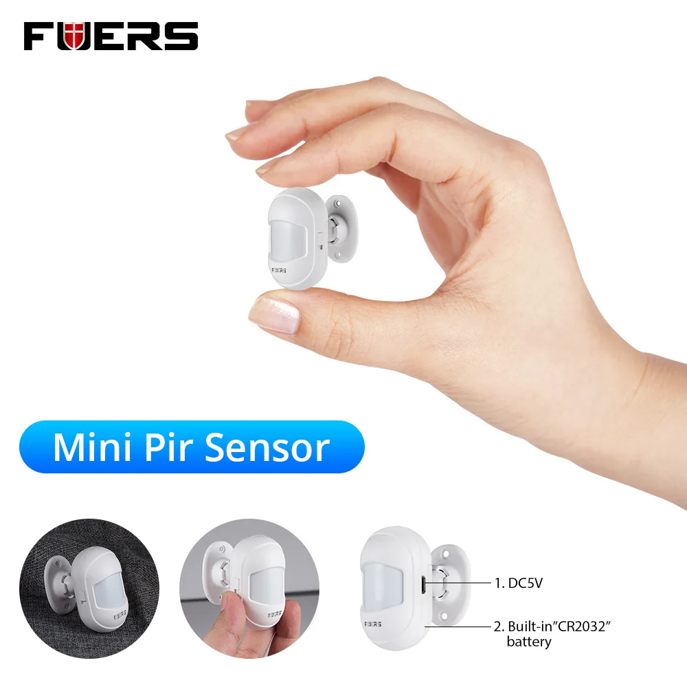 Fuers Tuya Smart WIFI 4G 2G GSM Alarm System Burglar Alarm 433MHZ Wireless Wired Security Zone Link Alexa Google Motion Sensor