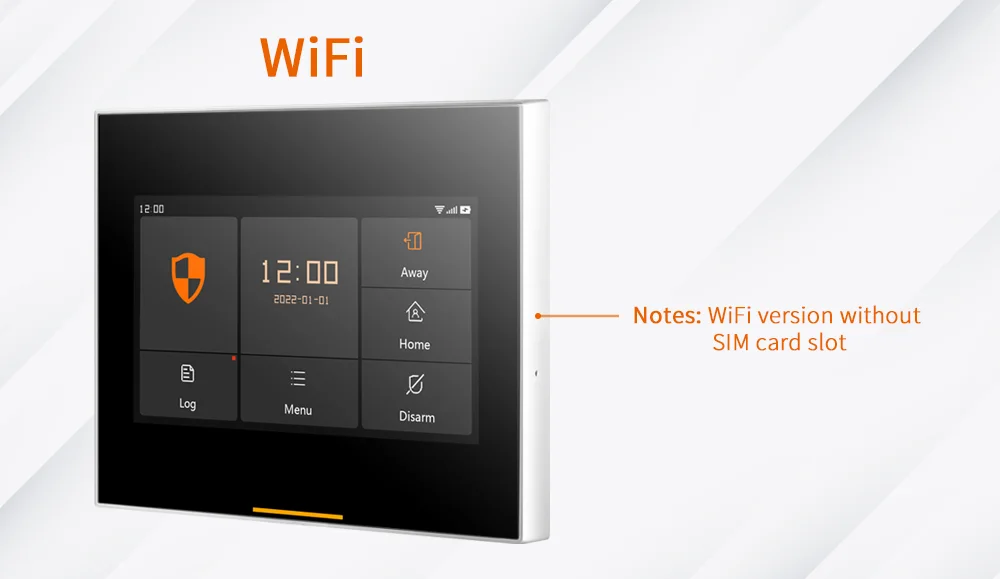 Staniot WIFI Version Tuya Intelligent Wireless WiFi House Security Alarm System Kits Compatible with Alexa and Google Home