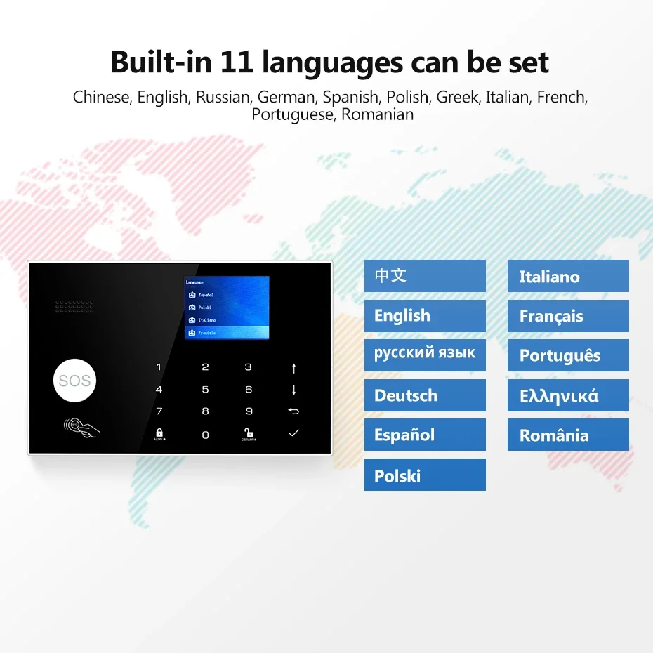 KERUI G34 Tuya Smart 4G WIFI Alarm System for Home Security Alarm Host with Door and Motion Sensor Smart Life APP Support Alexa