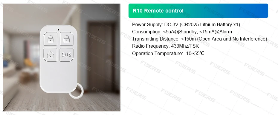 FUERS 7 Inch TFT Screen 4G Tuya Smart Home Security Alarm System G70 GSM WiFi Wireless Home Burglar Security Alarm System