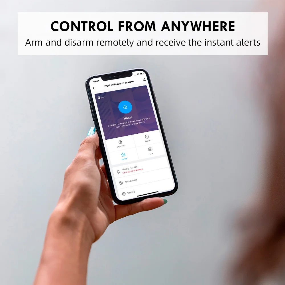 KERUI W181 New Panel Host Home Alarm System Wireless WiFi GSM Anti-Theft Alarm Tuya Smart Life for Your Family Safe Security