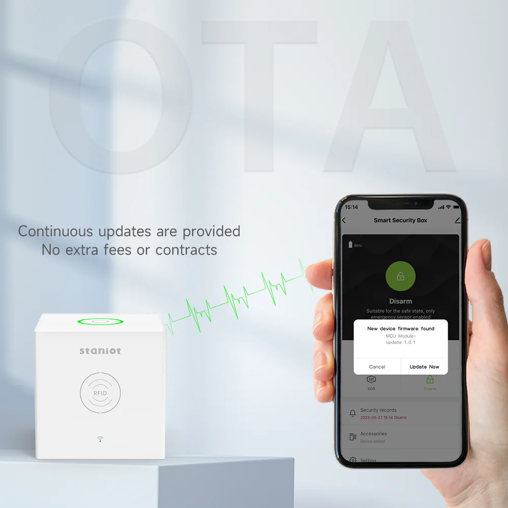 Staniot WiFi Alarm System Kit SecCube 3 Tuya Smart Home Security Protection Support RFID Tags Wireless Siren APP Remote Control