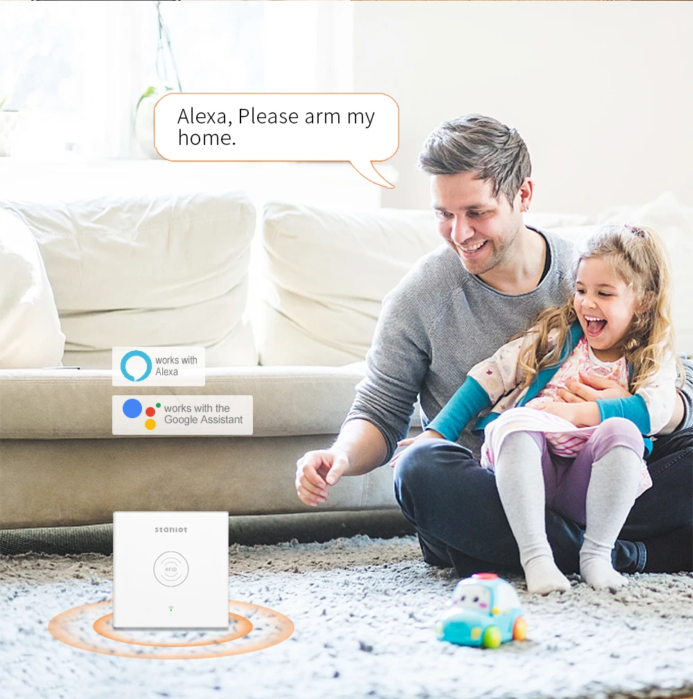 Staniot WiFi Alarm System Kit SecCube 3 Tuya Smart Home Security Protection Support RFID Tags Wireless Siren APP Remote Control Staniot WiFi Alarm System Kit SecCube 3 Tuya Smart Home Security Protection Support RFID Tags Wireless Siren APP Remote Control