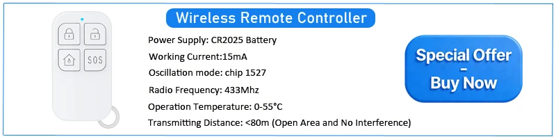 Wireless Solar Siren WIFI GSM Home Security Alarm System for 433MHz Tuya Smart Life House App Control Burglar Alarm Host Kits