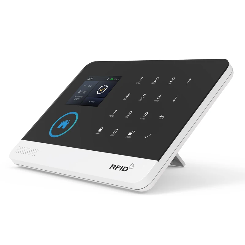 Wireless Solar Siren WIFI GSM Home Security Alarm System for 433MHz Tuya Smart Life House App Control Burglar Alarm Host Kits