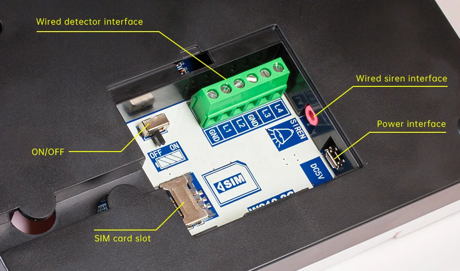 Fuers Tuya Smart Alarm System Kit WIFI GSM Burglar Alarm Smart Home Alarm System Color LCD Display Security 3MP IP Camera