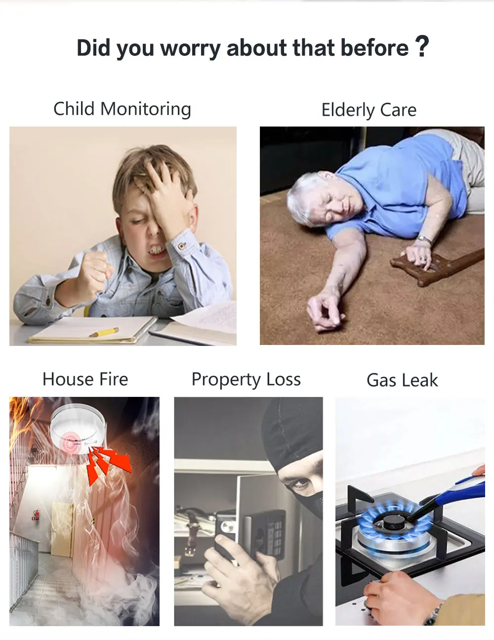 MULO Alarm System for Home Burglar Security WiFi GSM PG103 4G Alarma Wireless Tuya Smart House App 433MHz With Screens PIR Motio